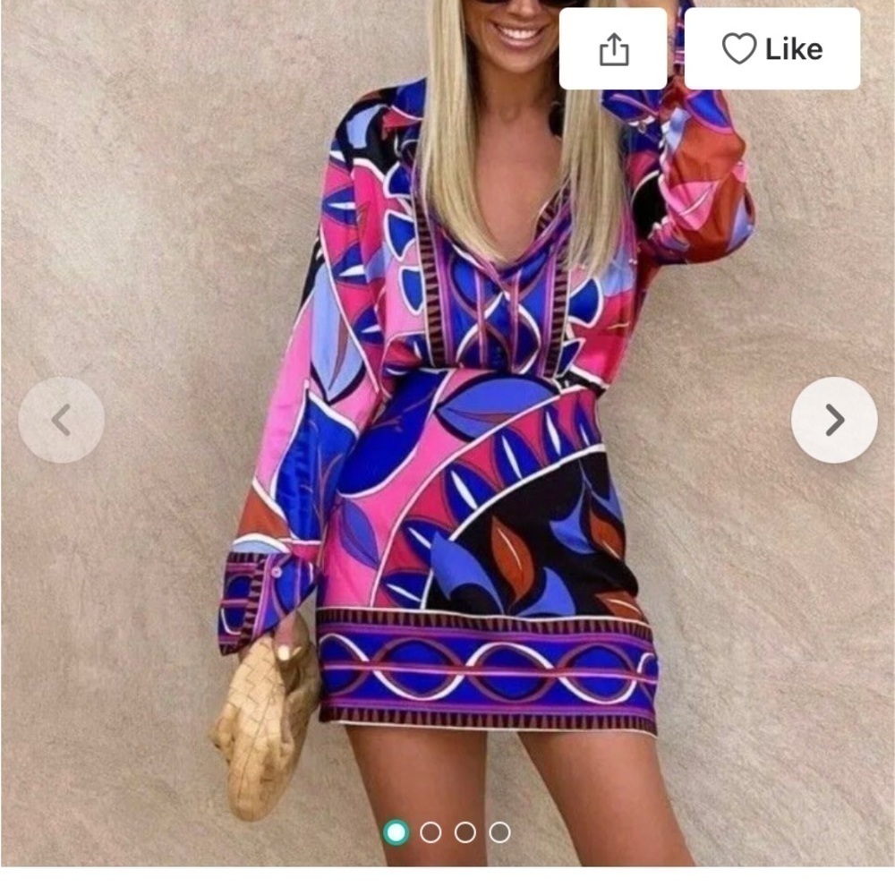 Zara Pucci style pink purple skirt blogger favorite